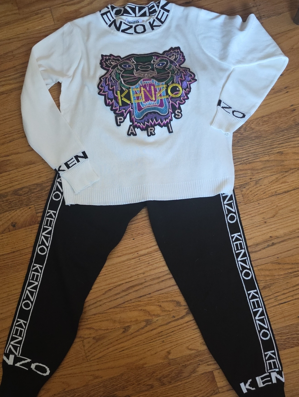 Kenzo Black Jogger Pants Set